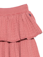 Gonna per bambina Polo Ralph Lauren Kids rosa con design a maglia 312B25871 002 Ralph Lauren kids 