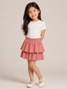 Gonna per bambina Polo Ralph Lauren Kids rosa con design a maglia 312B25871 002 Ralph Lauren kids 