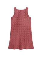 Abito per bambina Ralph Lauren Kids rosa a trecce con spalline abbottonate 312B25927 001 Ralph Lauren kids 