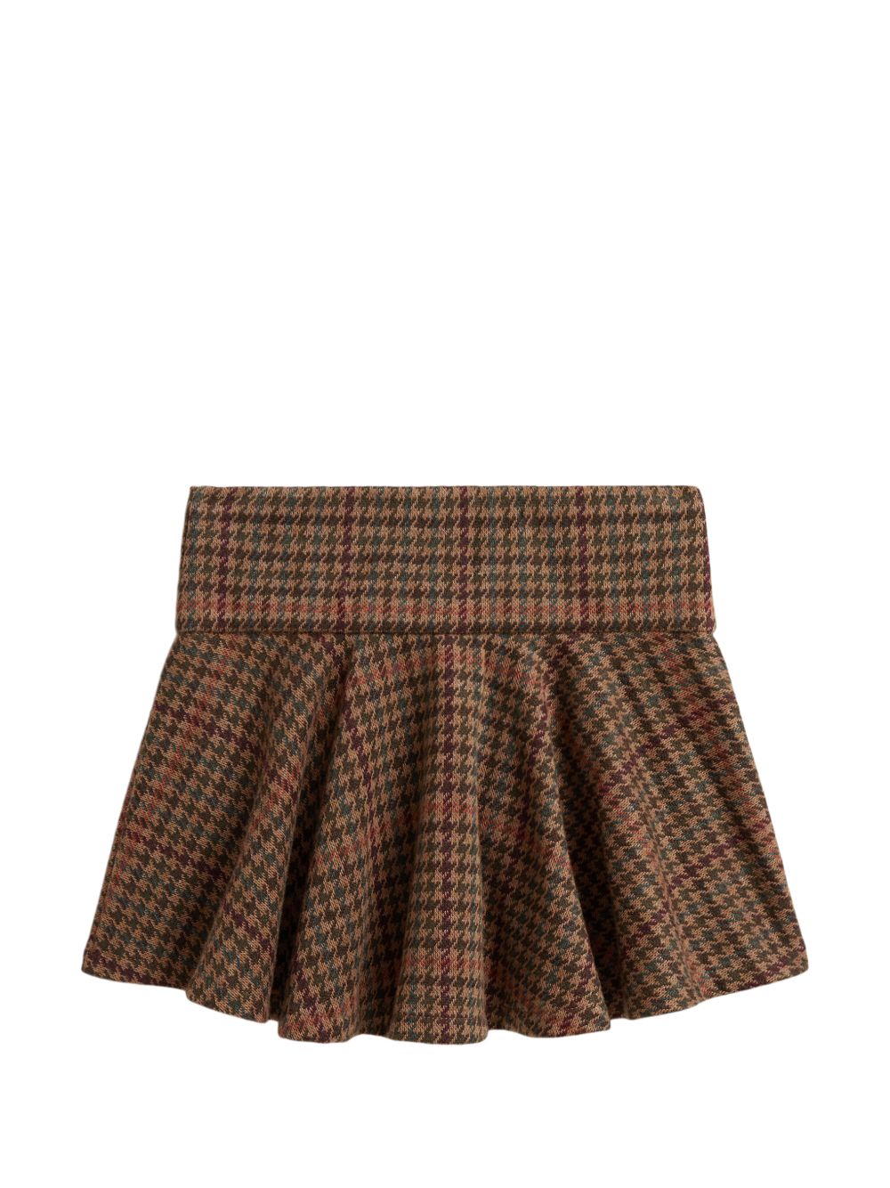 Gonna per bambina Polo Ralph Lauren Kids marrone in pied-de-poule 312B26385 001 Ralph Lauren kids 