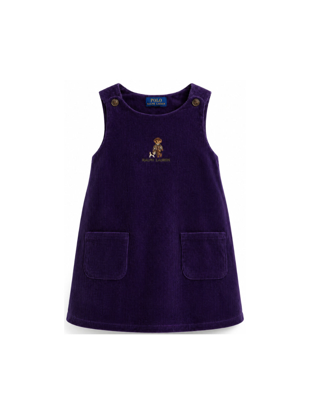 Abito per bambina Polo Ralph Lauren Kids viola con motivo Polo Bear 312B26458 001 Ralph Lauren kids 