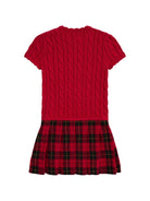 Abito per bambina Polo Ralph Lauren Kids rosso con ricamo Polo Pony sul davanti 312B28262 001 Ralph Lauren kids 