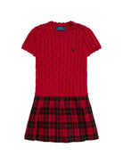 Abito per bambina Polo Ralph Lauren Kids rosso con ricamo Polo Pony sul davanti 312B28262 001 Ralph Lauren kids 