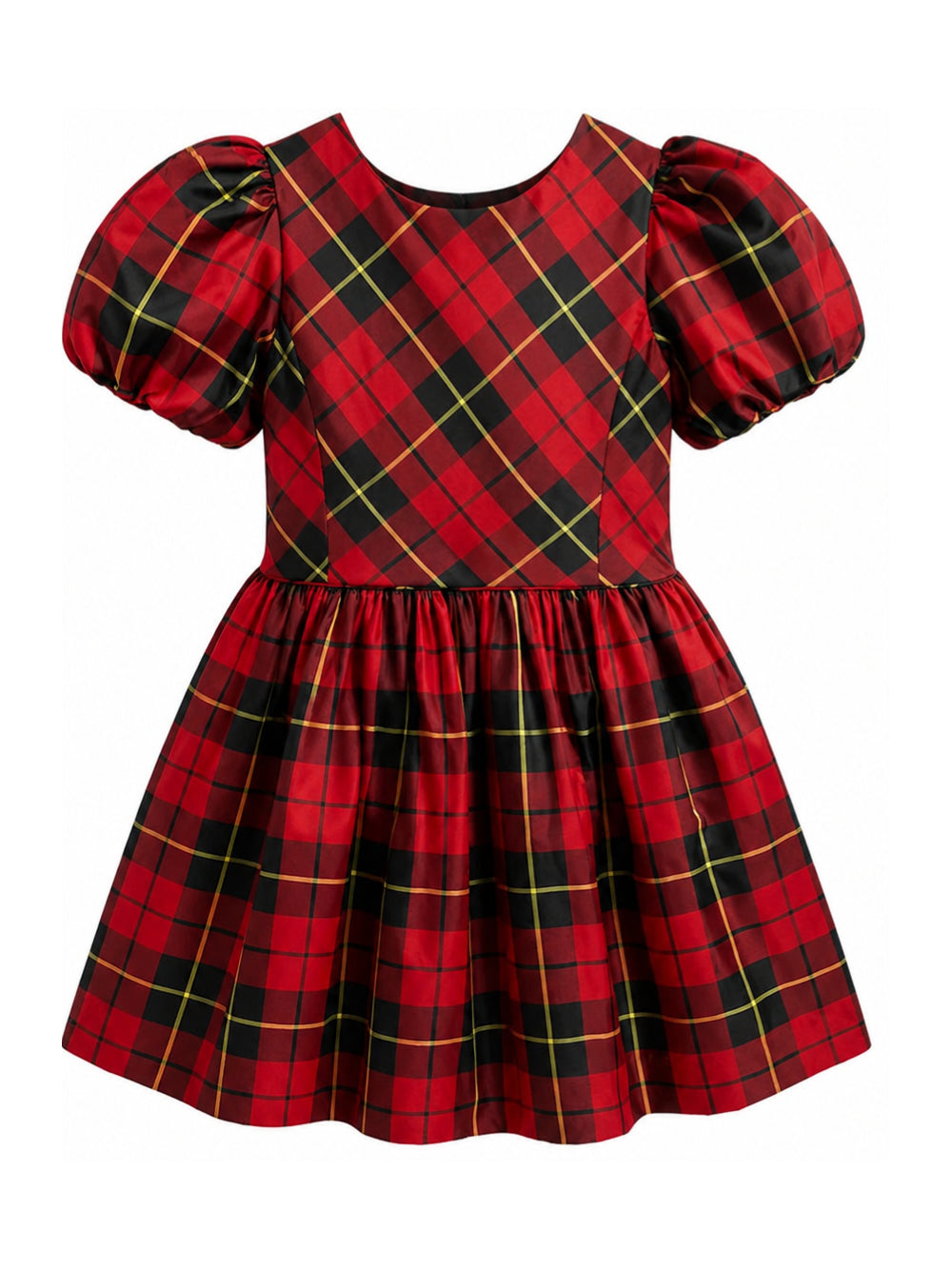Abito per bambina Polo Ralph Lauren Kids rosso con motivo tartan 312B28392 001 Ralph Lauren kids 