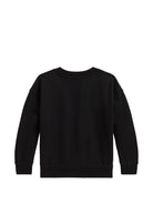 Felpa per bambina Ralph Lauren nera con stampa grafica sul davanti 312B31542 001 Ralph Lauren kids 