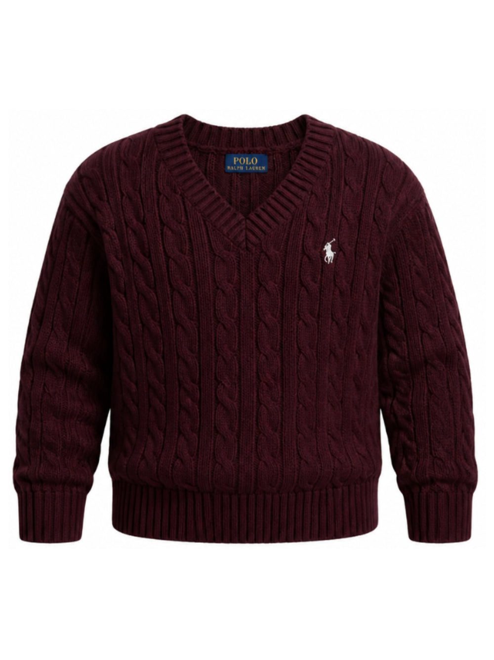 Maglione per bambina Polo Ralph Lauren Kids rosso con trama intrecciata 313A11238 005 Ralph Lauren kids 