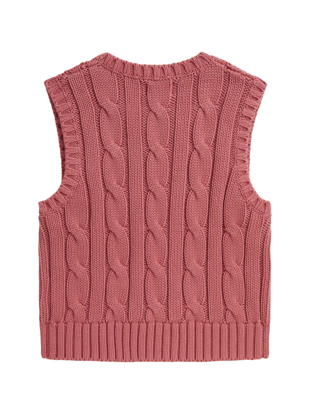 Gilet per bambina Polo Ralph Lauren Kids rosa con motivo Polo Pony ricamato 313B25969 001 Ralph Lauren kids 