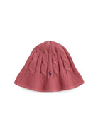 Cappello per bambina Polo Ralph Lauren Kids rosa con trama intrecciata 313B26044 002 Ralph Lauren kids 