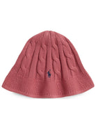 Cappello per bambina Polo Ralph Lauren Kids rosa con trama intrecciata 313B26044 002 Ralph Lauren kids 
