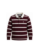 T-shirt per bambina Polo Ralph Lauren Kids rosso con design a righe bianche 313B26234 001 Ralph Lauren kids 