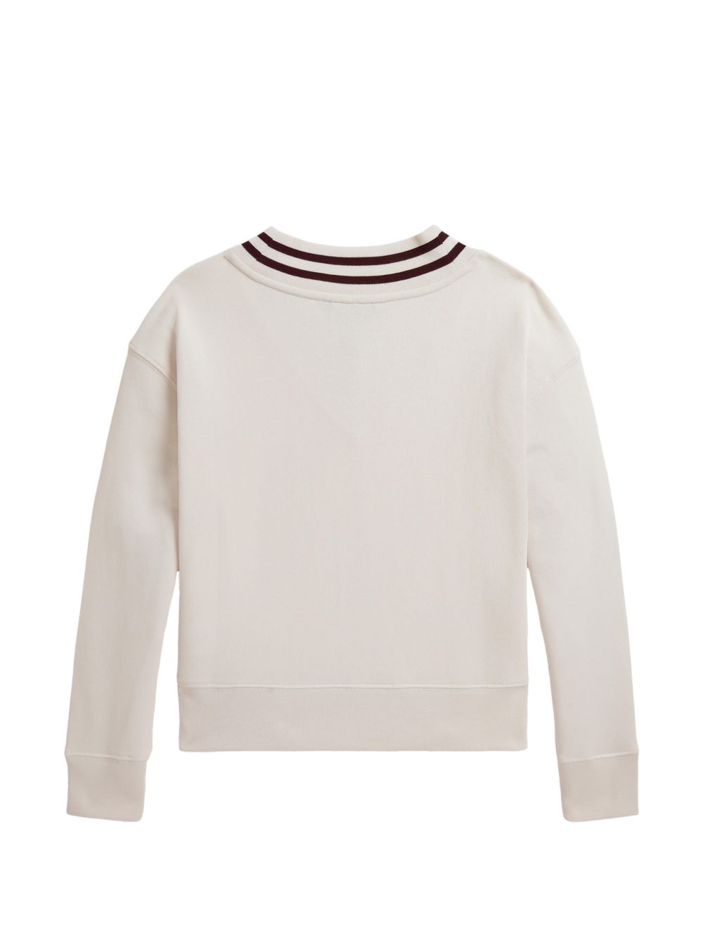 Felpa per bambino Polo Ralph Lauren Kids bianca con scollo a V 313B26259 001 Ralph Lauren kids 