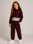 Pantaloni per bambina Polo Ralph Lauren Kids rossi con logo in vita 313B26260 001 Ralph Lauren kids 