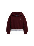 Felpa per bambina Polo Ralph Lauren Kids rossa con logo sul davanti 313B26263 001 Ralph Lauren kids 