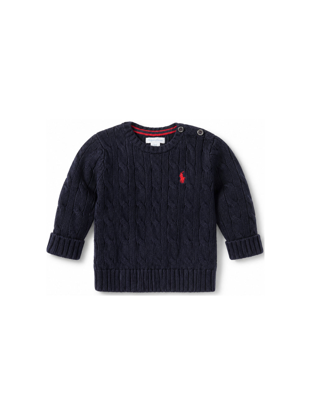Maglione per neonato Polo Ralph Lauren Kids blu con motivo Polo Pony ricamato 320702674 058 Ralph Lauren kids 