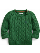 Maglione per neonato Polo Ralph Lauren Kids verde con motivo Polo Pony ricamato 320702674 503 Ralph Lauren kids 