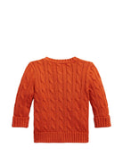 Maglione per neonato Polo Ralph Lauren Kids arancione con trama intrecciata 320702674 504 Ralph Lauren kids 