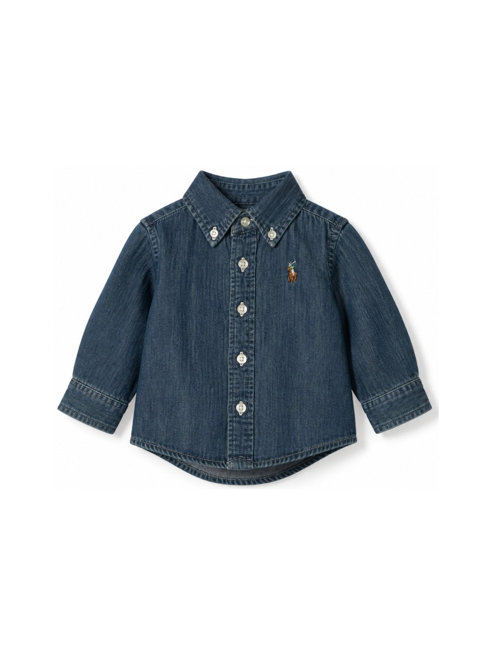 Camicia per neonato Polo Ralph Lauren Kids denim con motivo Polo Pony 320713843 001 Ralph Lauren kids 