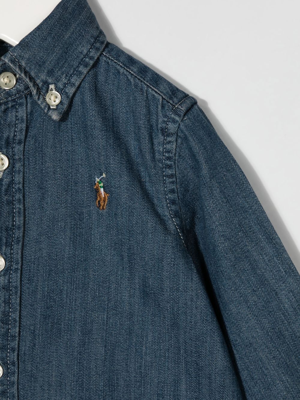 Camicia per neonato Polo Ralph Lauren Kids denim con motivo Polo Pony 320713843 001 Ralph Lauren kids 