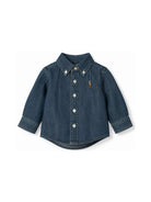 Camicia per neonato Polo Ralph Lauren Kids denim con motivo Polo Pony 320713843 001 Ralph Lauren kids 