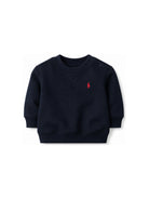 Felpa per neonato Polo Ralph Lauren Kids blu con motivo Polo Pony ricamato 320772102 002 Ralph Lauren kids 