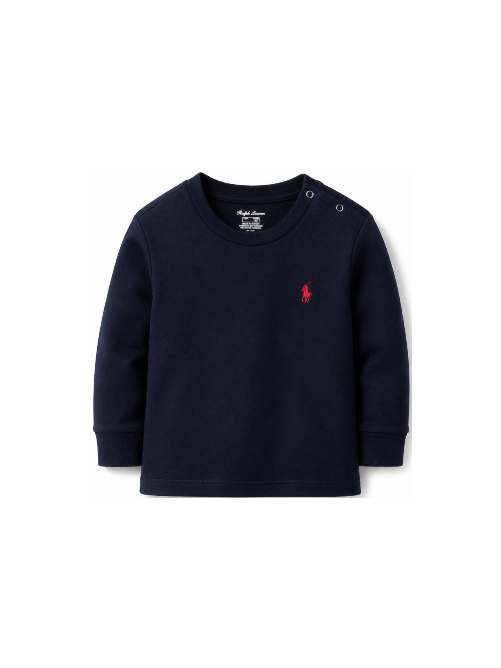 T-shirt per neonato Polo Ralph Lauren Kids blu con motivo Polo Pony ricamato 320843804 002 Ralph Lauren kids 