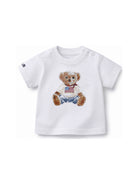 T-shirt per neonati Polo Ralph Lauren Kids bianca con stampa Polo Bear 320844731 001 Ralph Lauren kids 