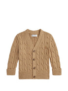 Cardigan per neonato Polo Ralph Lauren Kids beige con trama intrecciata 320925717 014 Ralph Lauren kids 