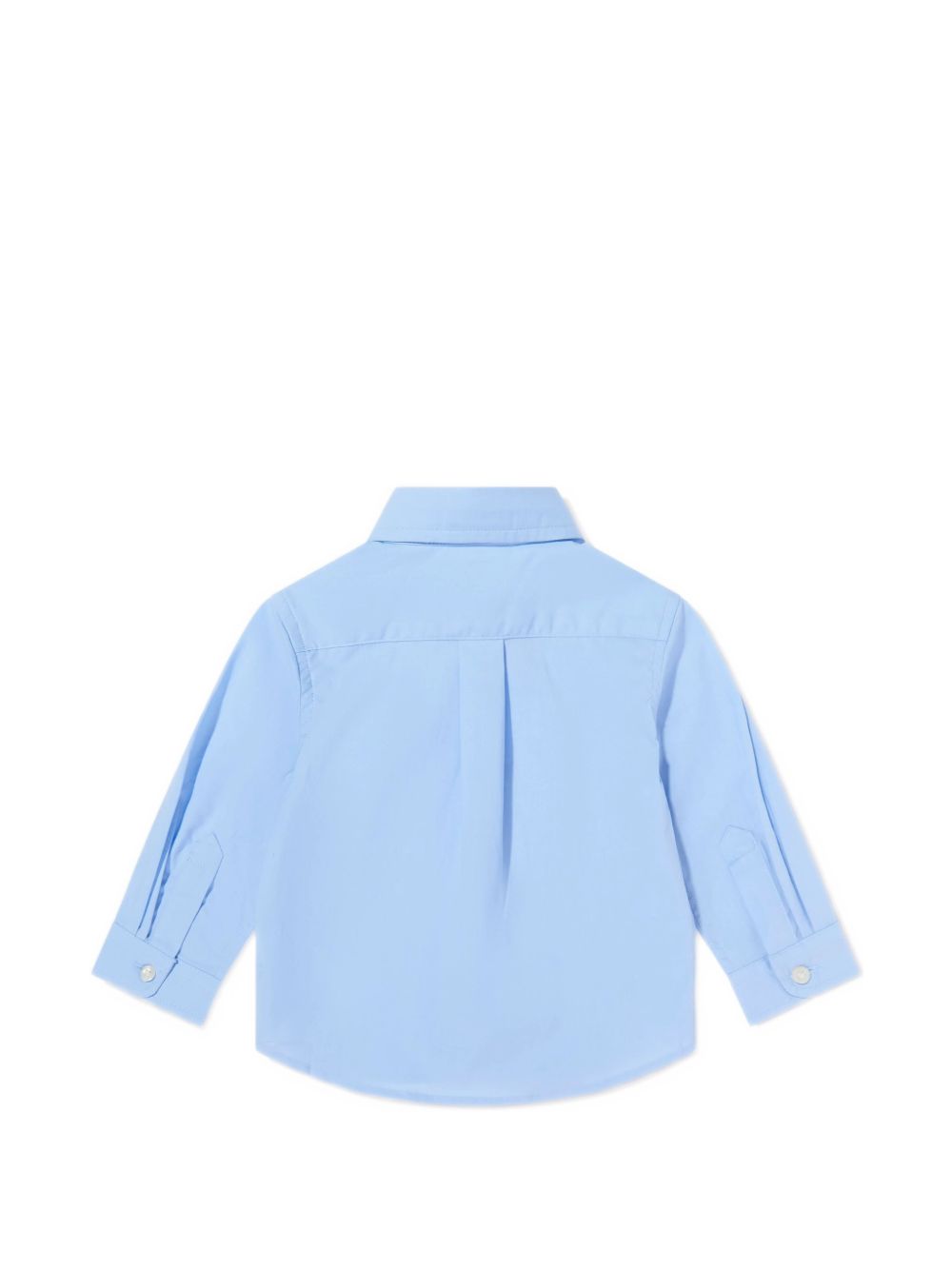 Camicia per neonato Ralph Lauren Kids azzurra con logo sul petto 320952199 001 Ralph Lauren kids 