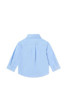 Camicia per neonato Ralph Lauren Kids azzurra con logo sul petto 320952199 001 Ralph Lauren kids 