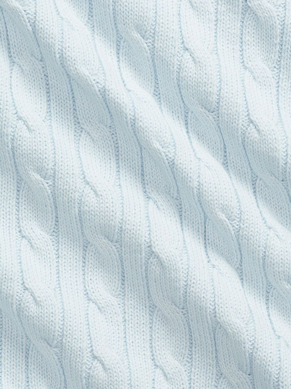 Copertina per neonato Polo Ralph Lauren Kids azzurra con trama in maglia 320966893 002 Ralph Lauren kids 
