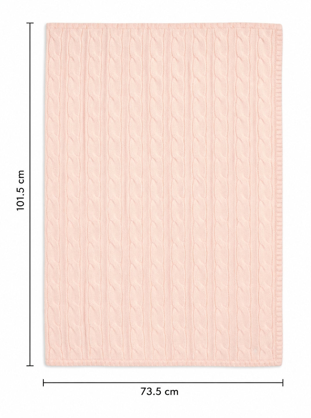 Coperta per neonata Polo Ralph Lauren Kids rosa con rifiniture a coste 320966893 003 Ralph Lauren kids 
