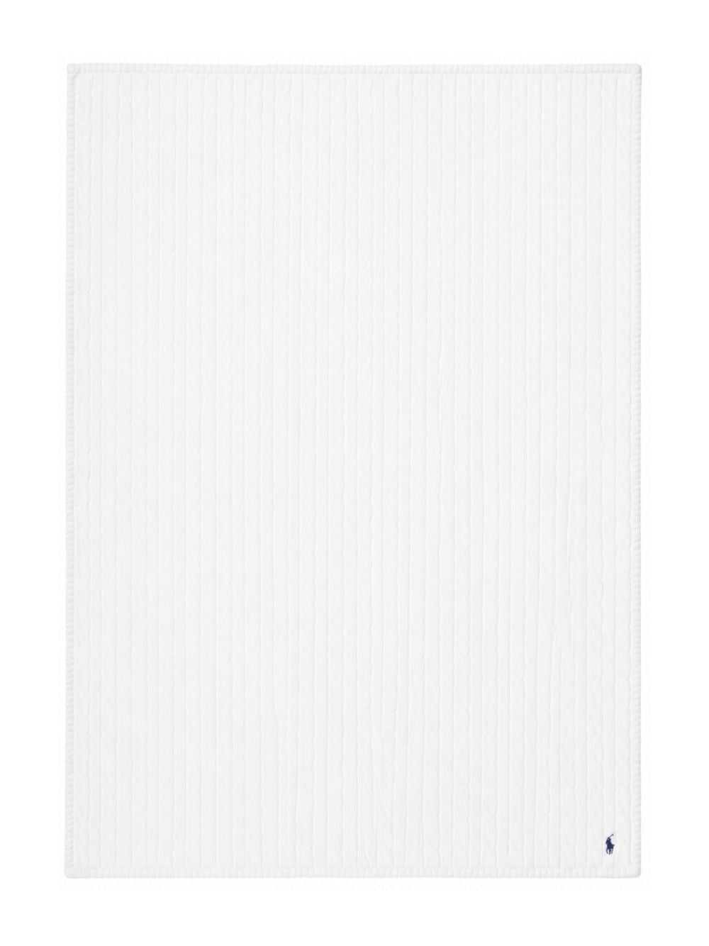 Coperta per neonati Polo Ralph Lauren Kids bianco design lavorato a maglia 320966893 004 Ralph Lauren kids 