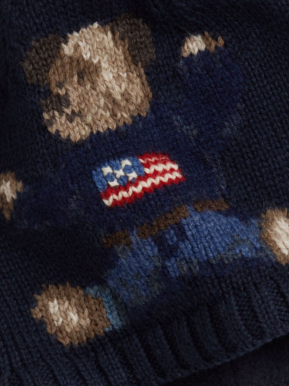 Cappello per neonato Polo Ralph Lauren Kids blu con ricamo Polo Bear 320980661 001 Ralph Lauren kids 