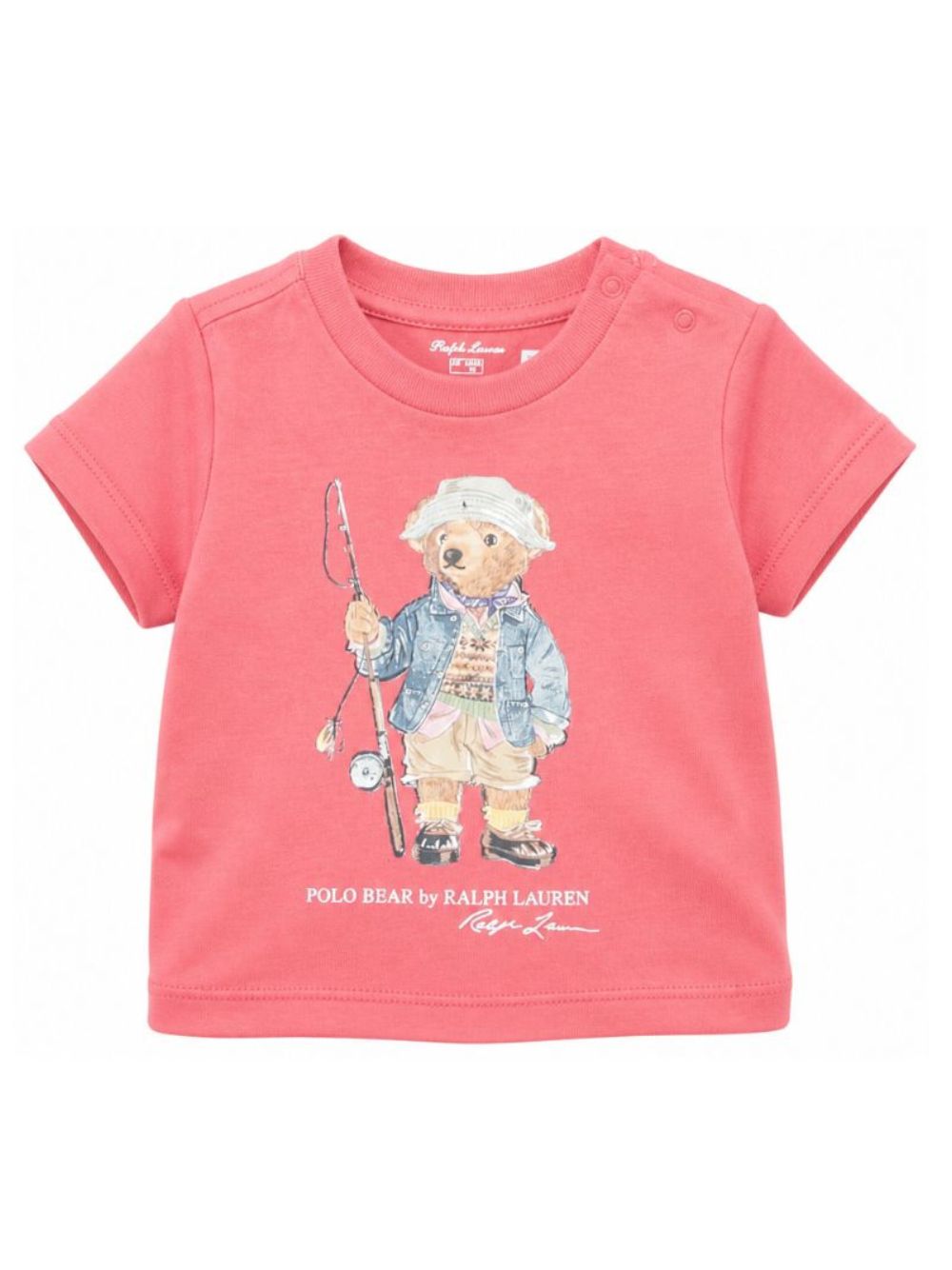 T-shirt per neonati Polo Ralph Lauren Kids rosa con motivo Polo Bear 320B18890 001 Ralph Lauren kids 