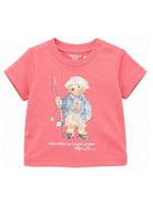 T-shirt per neonati Polo Ralph Lauren Kids rosa con motivo Polo Bear 320B18890 001 Ralph Lauren kids 