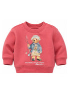 Felpa per neonati Polo Ralph Lauren Kids rosa con motivo Polo Bear 320B18891 001 Ralph Lauren kids 