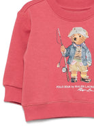 Felpa per neonati Polo Ralph Lauren Kids rosa con motivo Polo Bear 320B18891 001 Ralph Lauren kids 