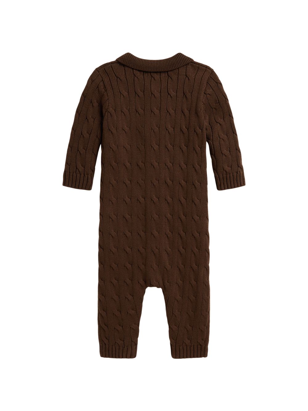 Tutina per neonato Polo Ralph Lauren Kids marrone con trama intrecciata 320B26211 002 Ralph Lauren kids 