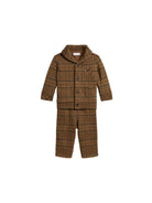 Completo giacca e pantaloni per neonato Polo Ralph Lauren Kids marrone con motivo Principe di Galles 320B27190 001 Ralph Lauren kids 