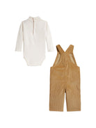 Completo per neonato Ralph Lauren Kids marrone con motivo orsetto sul davanti 320B27219 001 Ralph Lauren kids 
