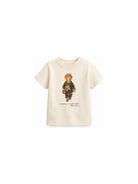 T-shirt per neonato Polo Ralph Lauren Kids beige con stampa grafica 320B27298 001 Ralph Lauren kids 