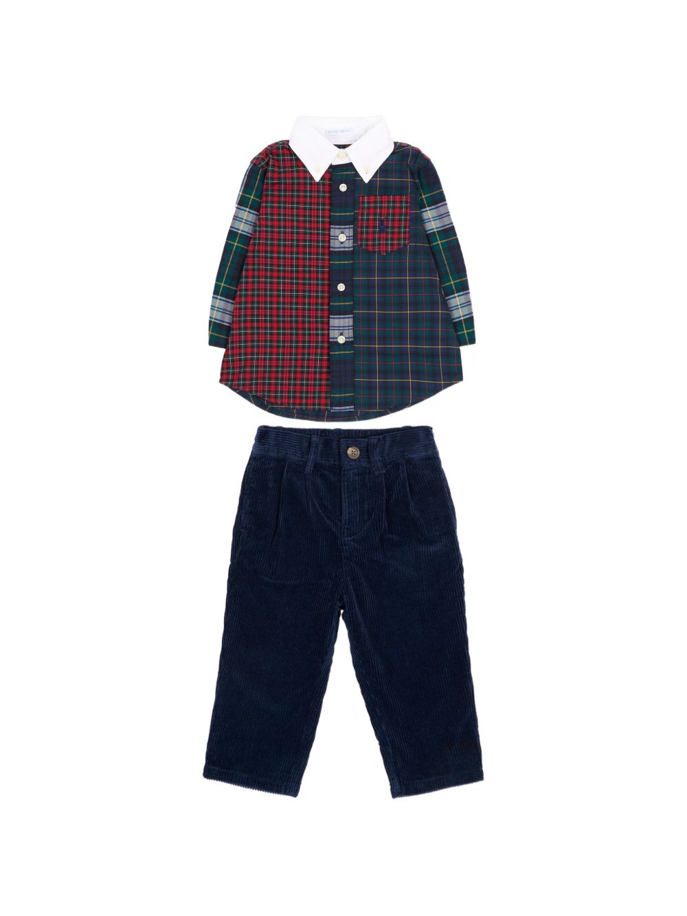 Completo per neonato Ralph Lauren Kids multicolore set di (camicia e pantaloni) 320B28716 001 Ralph Lauren kids 