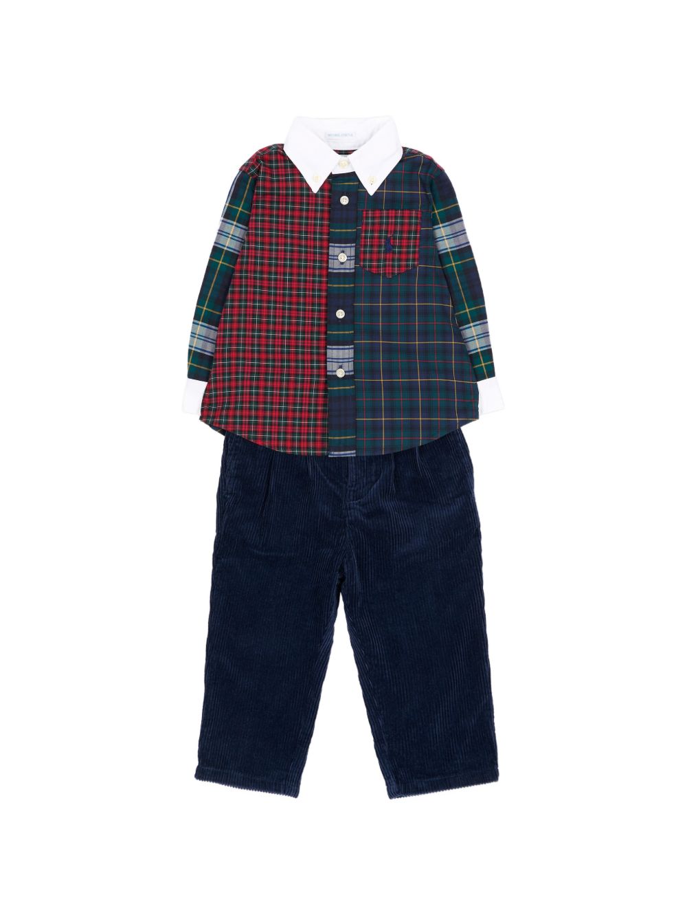 Completo per neonato Ralph Lauren Kids multicolore set di (camicia e pantaloni) 320B28716 001 Ralph Lauren kids 