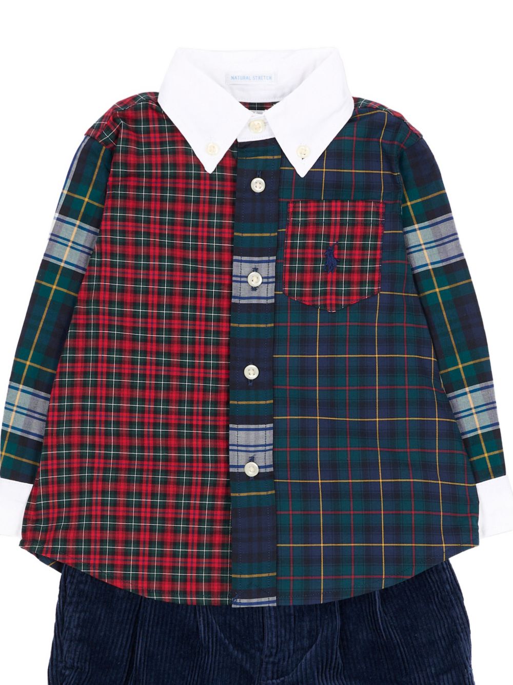 Completo per neonato Ralph Lauren Kids multicolore set di (camicia e pantaloni) 320B28716 001 Ralph Lauren kids 