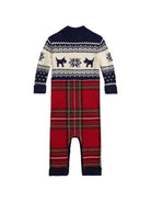 Tutina Holiday per neonato Polo Ralph Lauren Kids multicolore con intarsio Fair Isle 320B29054 001 Ralph Lauren kids 