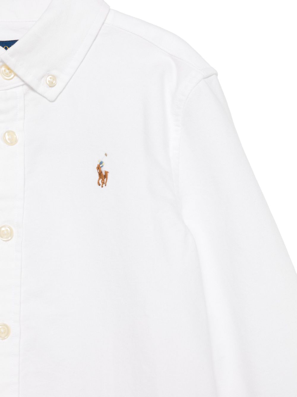 Camicia per bambino Polo Ralph Lauren Kids bianca con colletto classico 322677133 001 Ralph Lauren kids 