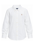 Camicia per bambino Polo Ralph Lauren Kids bianca con colletto classico 322677133 001 Ralph Lauren kids 
