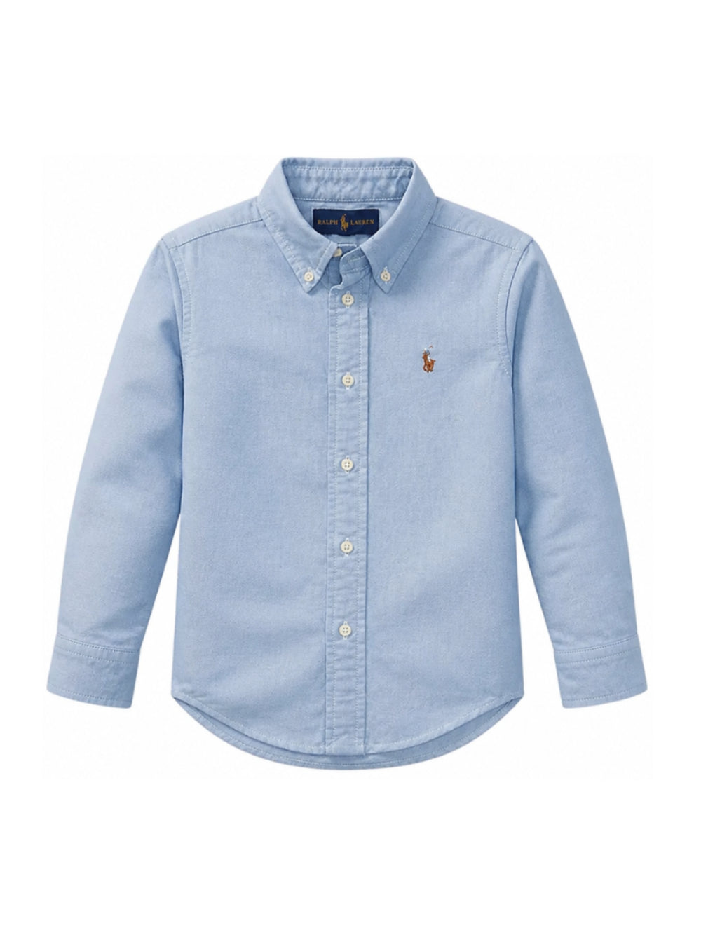 Camicia per bambino Polo Ralph Lauren Kids azzurra con motivo ricamato Polo Pony 322677133 002 Ralph Lauren kids 