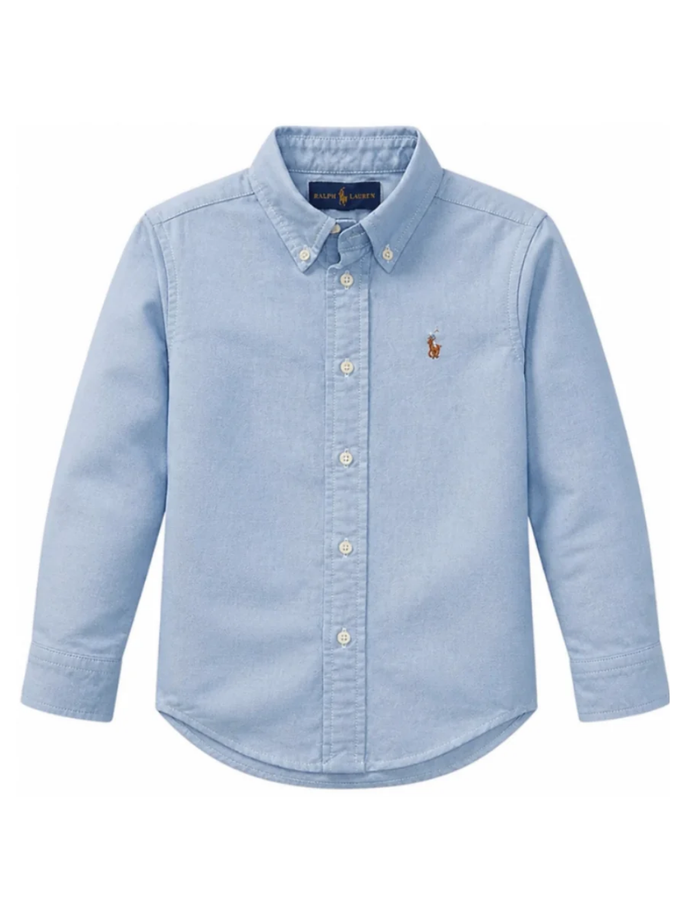 Camicia per bambino Polo Ralph Lauren Kids azzurra con motivo ricamato Polo Pony 322677133 002 Ralph Lauren kids 