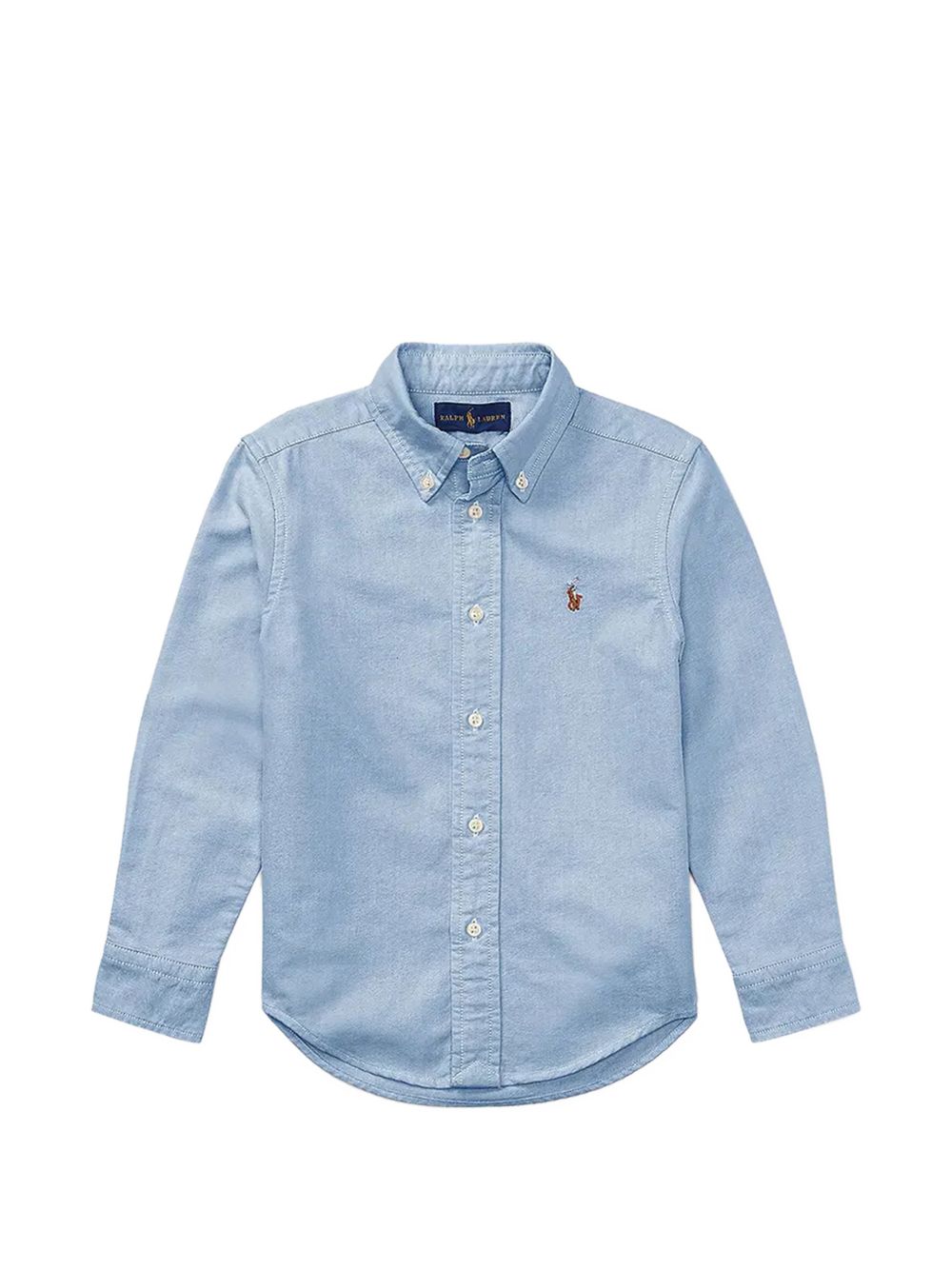 Camicia per bambino Polo Ralph Lauren Kids azzurra con motivo ricamato Polo Pony 322677133 002 Ralph Lauren kids 